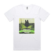 Palmerston North Vegan Society - Mens Tarmac V-Neck T shirt
